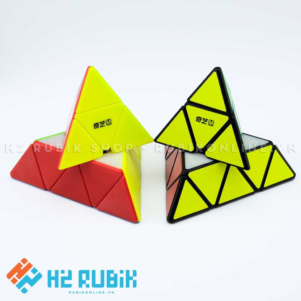 [SIÊU RẺ] Rubik tam giác QiYi MS Pyraminx Magnetic (có nam châm sẵn) - Rubik quay trơn giá rẻ chuyên nghiệp