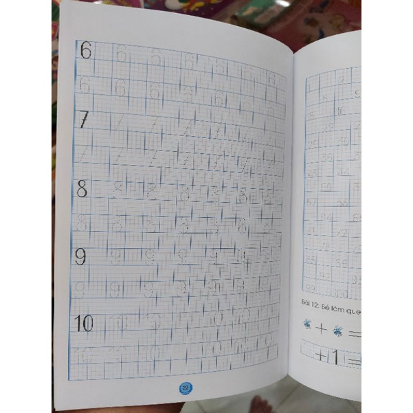 Sách - Vở bé tập tô Chữ số (Chuẩn bị cho bé vào lớp 1)