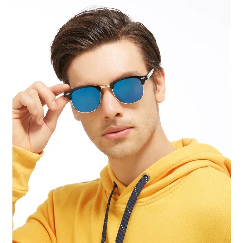 Kính mát thời trang Nam Nữ mắt Vuông tròng kính Palaroid phân cực Chống Chói chất liệu magie AviatorPlus - A3016