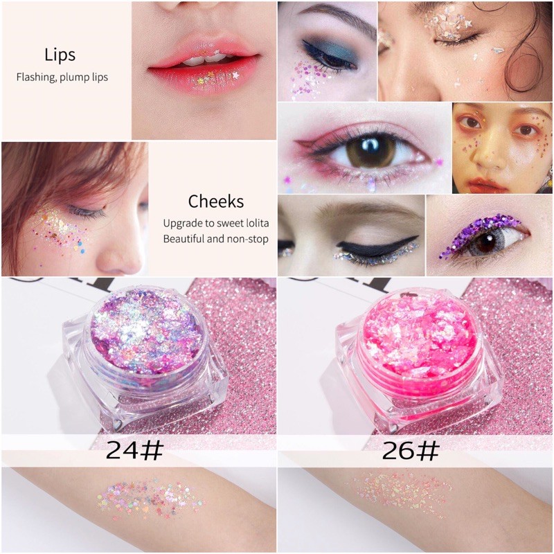 💥Nhũ mắt hoạ tiết vảy kim tuyến💃 | BigBuy360 - bigbuy360.vn