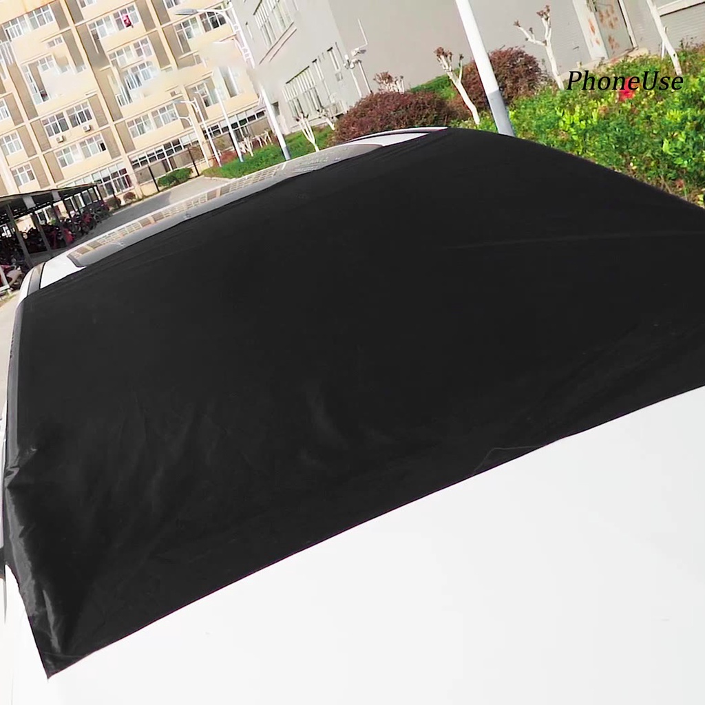 Bạt che nắng mưa bằng polyester từ tính gấp gọn tiện dụng cho xe hơi
