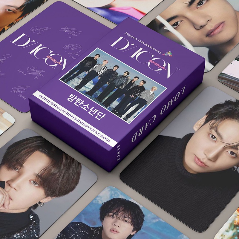 Hộp 55 Ảnh LOMO Card Nhóm Nhạc BTS 2022