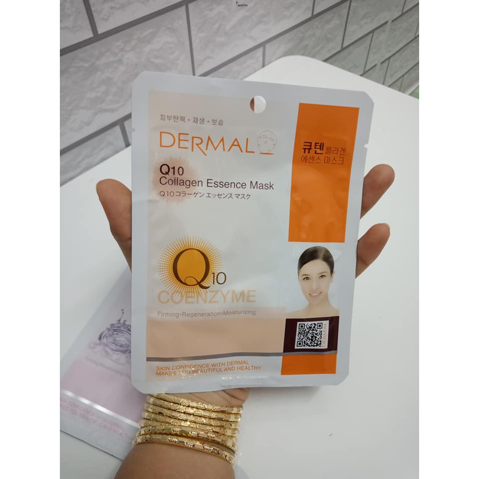 MẶT NẠ Q10 DERMAL HÀN QUỐC