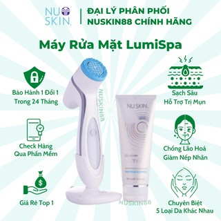 Máy Rửa Mặt LumiSpa Nuskin + Sữa rửa mặt