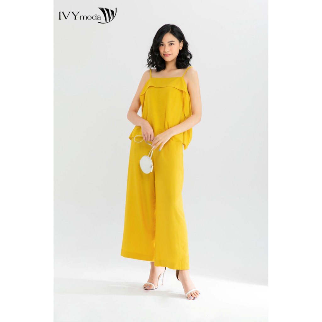 [Mã WABRIVY50 - 10% - ĐH từ 250K] Áo 2 dây nữ vạt kiểu IVY moda MS 12B8700