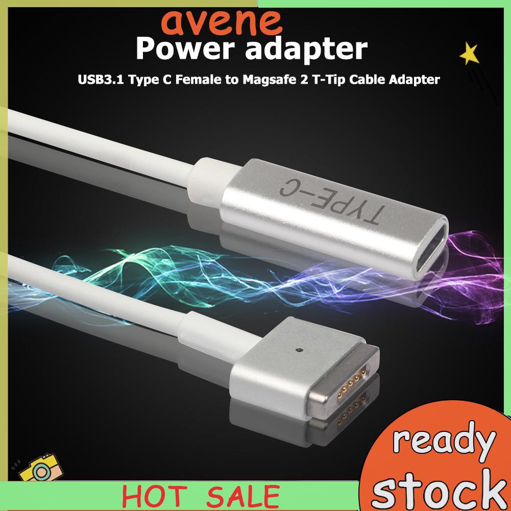 Cáp Chuyển Đổi Avene 90w Usb Type C Female Sang Magsafe 2 T-Ack Cho Macbook Air Pro