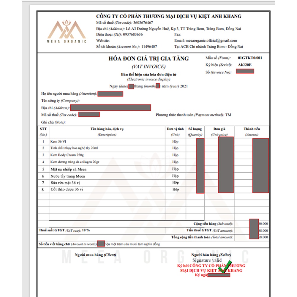 Nước Tẩy Trang Hoa Cúc Daisy MeeA Organic Chính Hãng