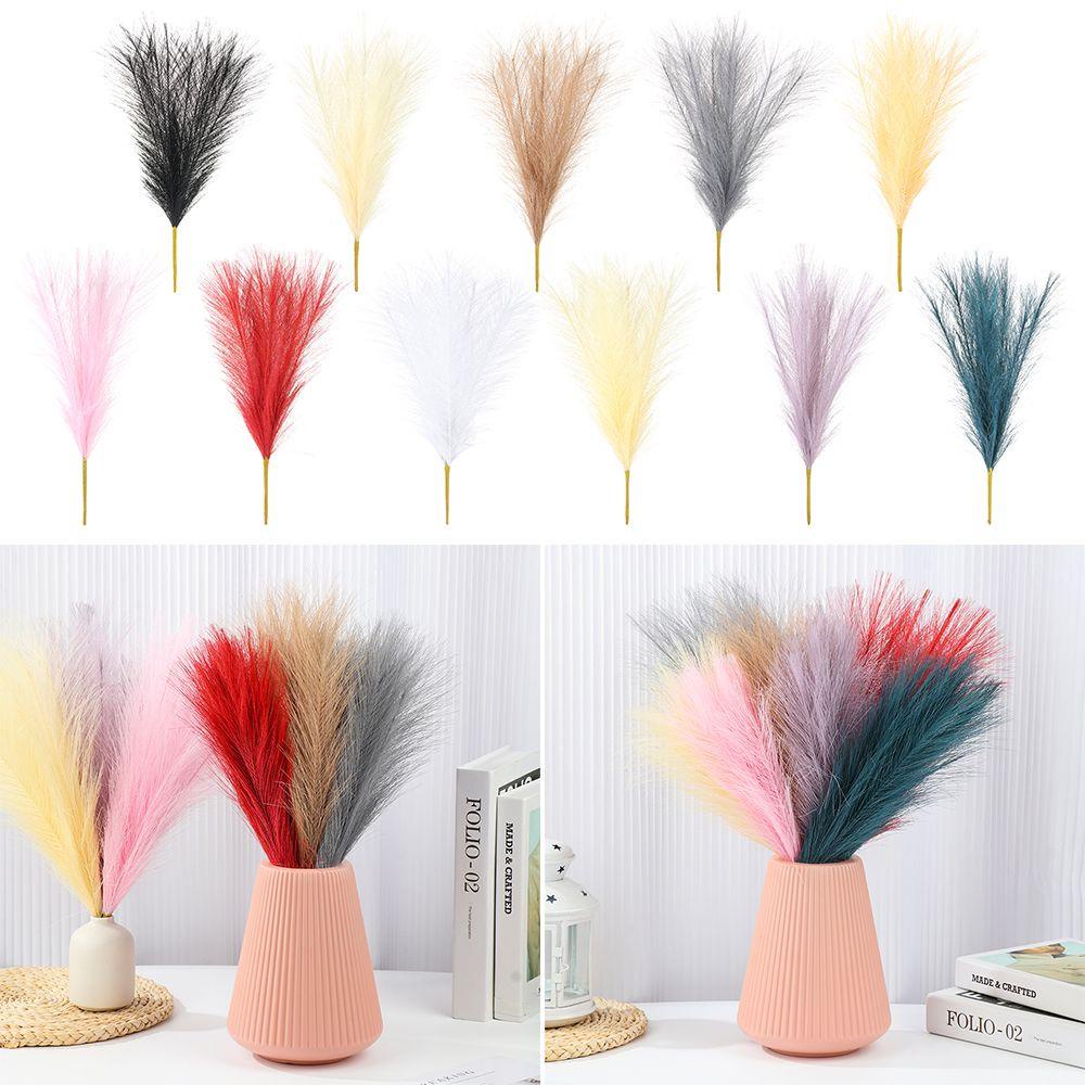 KUNHEV Set 2 Lọ Hoa Pampas Giả 45cm Trang Trí Tiệc Cưới Thời Trang DIY