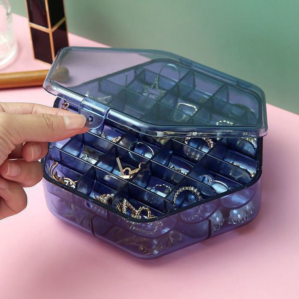 Hộp đựng trang sức nhiều màu sắc đa năng cho nữ