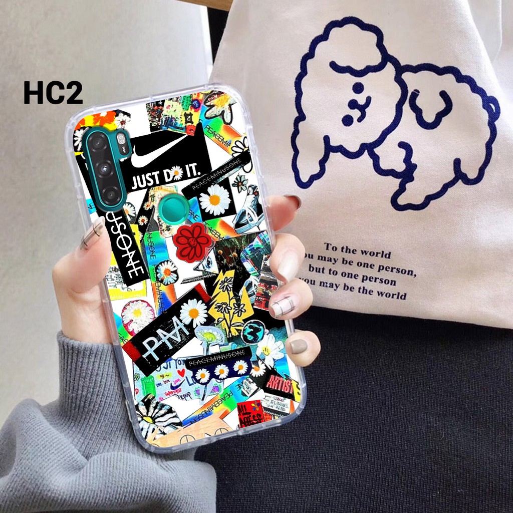 Ốp lưng Vsmart Active 3 dẻo trong in hình họa tiết hoa cúc peaceminusonee G-Dragon mẫu mới 2020