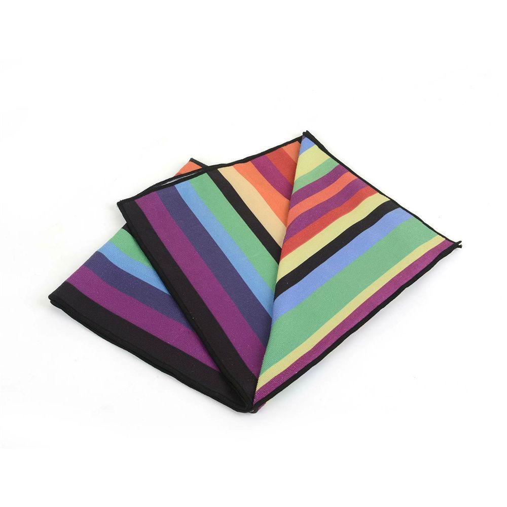 Khăn Tắm Đi Biển Cỡ Lớn Siêu Mềm Mại Họa Tiết Kẻ Sọc Cầu Vồng Nhanh Khô