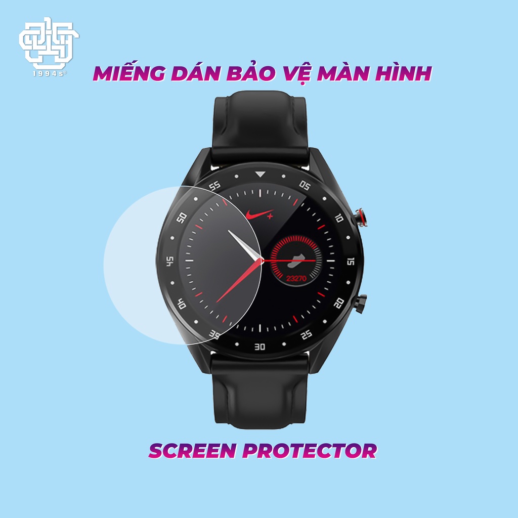 Miếng dán bảo vệ màn hình đồng hồ mặt tròn đủ size 23, 25, 26, 27, 29, 30mm, 31mm, 32mm, 33mm, 34mm, 36mm, 39mm, 40mm