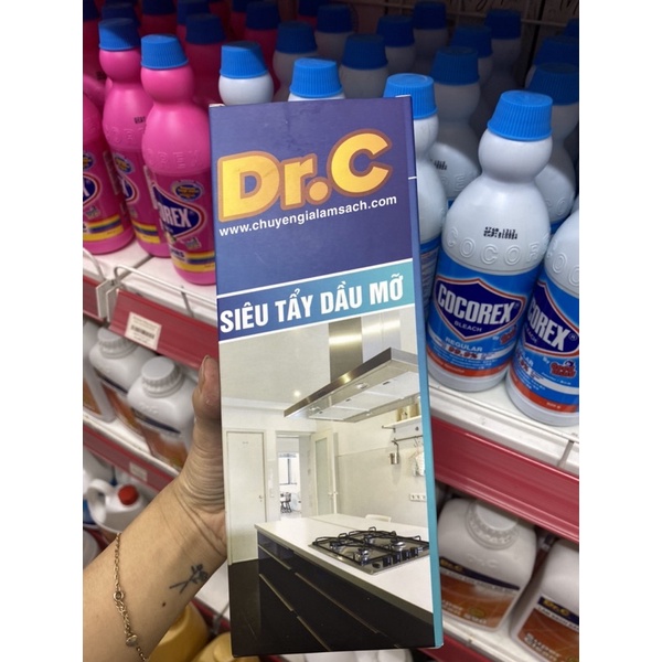 Siêu tẩy dầu mỡ DR.C tẩy các loại dầu mỡ cực sạch , mạnh 500ml