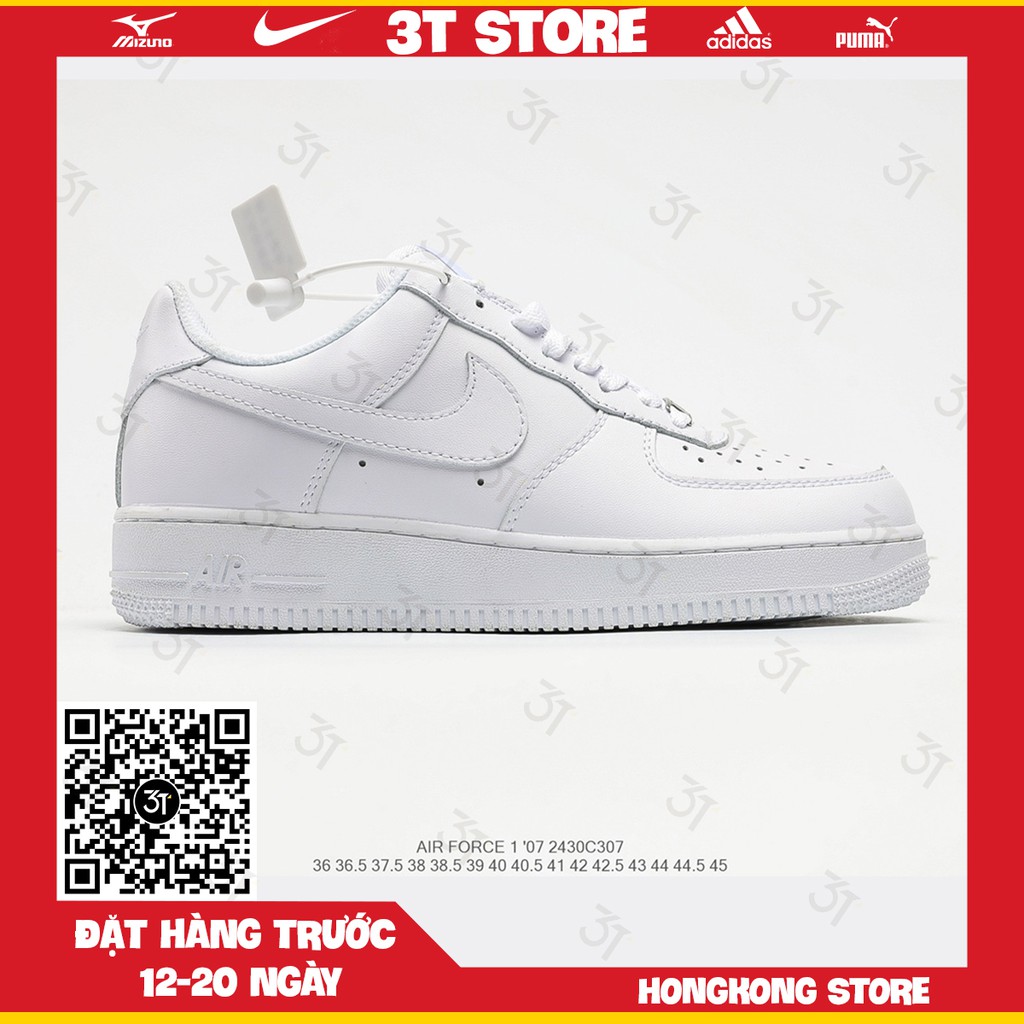 GIÀY SNEAKER MÃ SẢN PHẨM_Nike Air Force 1 Low ’07 "All white" NHIỀU MÀU PHONG CÁCH FULLBOX + FREESHIP TOÀN QUỐC