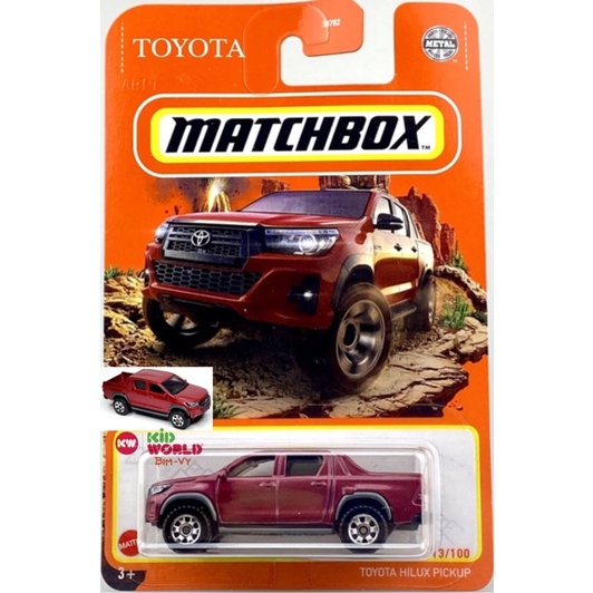 Xe mô hình Matchbox Bán tải Toyota Hilux Pickup GVX15.