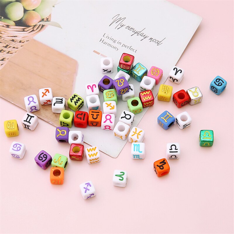 Bộ 50 hạt xâu chuỗi hình chòm sao dùng để làm trang sức