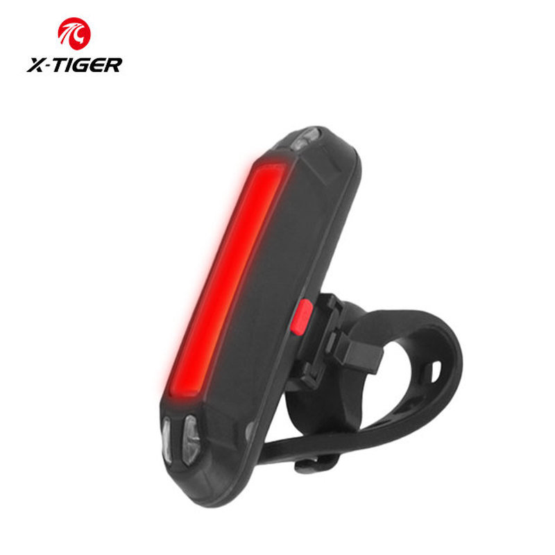 Đèn LED X-TIGER gắn đuôi xe đạp sạc cổng USB chuyên dụng