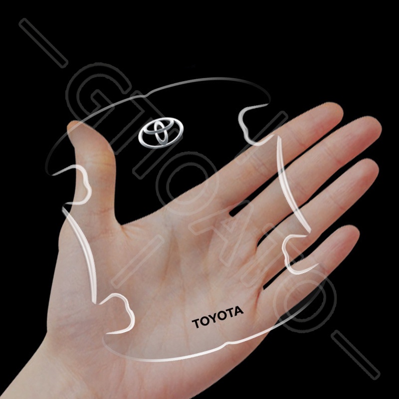 GTIOATO Bộ Bảo Vệ Tay Nắm Cửa ô Tô Trong Suốt Bộ Bảo Vệ Bát Cửa Gương Hậu Xe HơI MiếNg DáN ChốNg XưỚC Phụ KiệN Ô Tô Cho Toyota Raize Corolla Cross Vios Veloz Innova Camry Hilux Yaris Fortuner Wigo Altis RAV4 Avanza Hiace