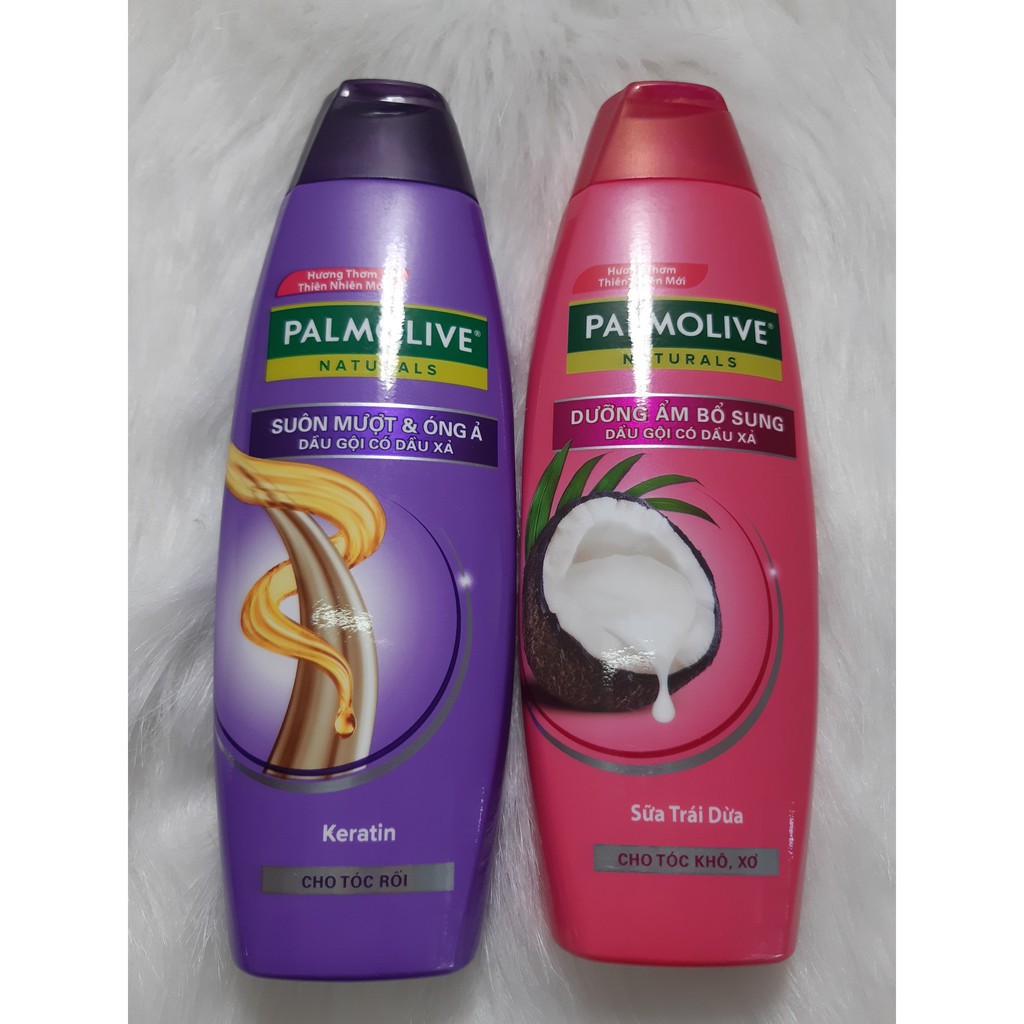 (Đủ loại) Dầu gội có dầu xả Palmolive Naturals suôn mượt và dưỡng ẩm thiên nhiên 180ml