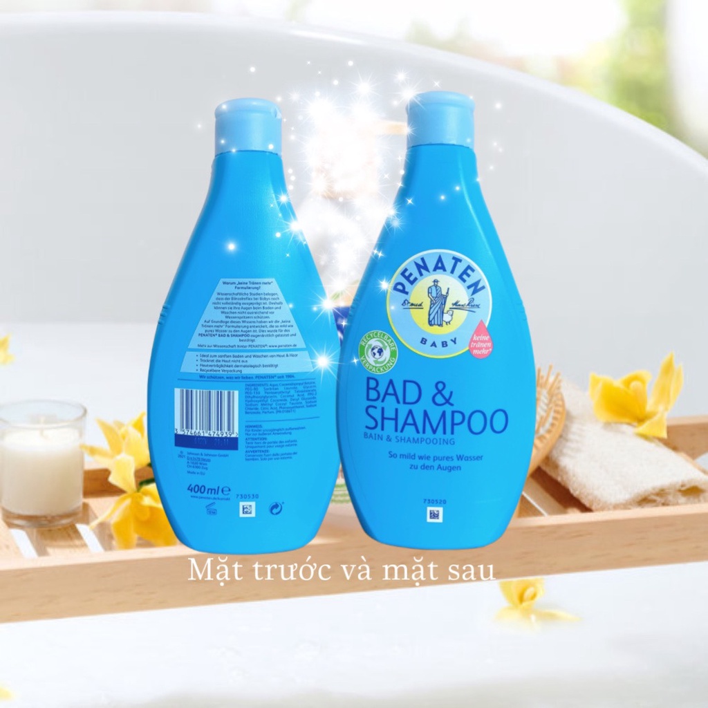 Sữa tắm gội Penaten chống cảm cúm cho bé 400ml - Đức  - HappyPig