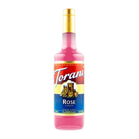 Siro Torani hoa hồng (rose) chai 750ML. Hàng công ty có sẵn giao hàng ngay