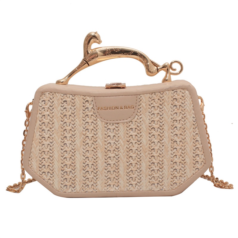 Túi Đeo Chéo Hình Vuông Cỡ Nhỏ Phong Cách Cổ Điển Thời Trang Cho Nữ