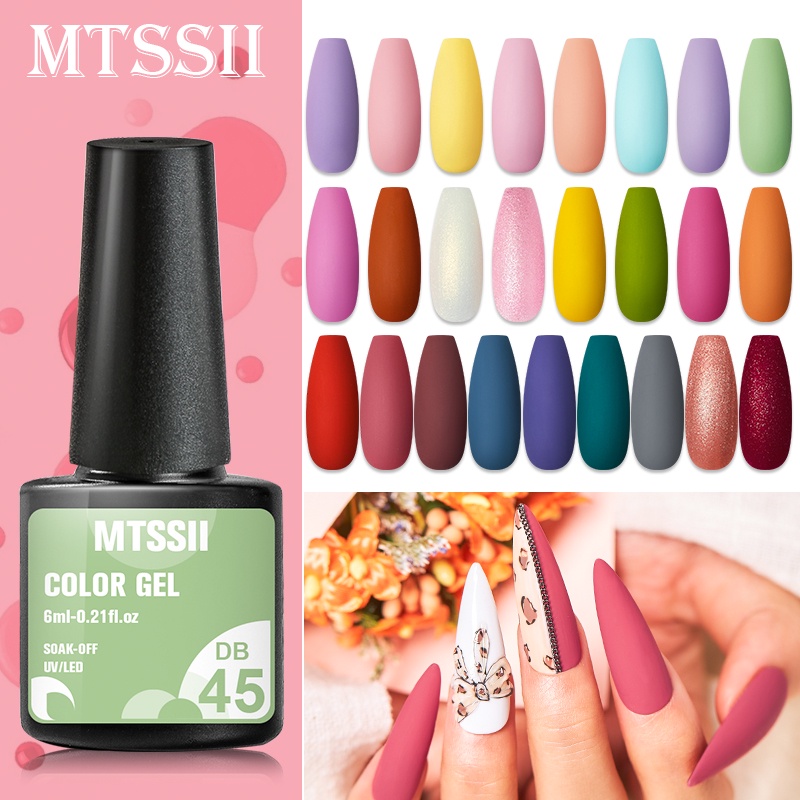 Sơn Móng Tay Gel UV MTSSII Với Nhiều Màu Sắc Thời Trang Lựa Chọn 6ml