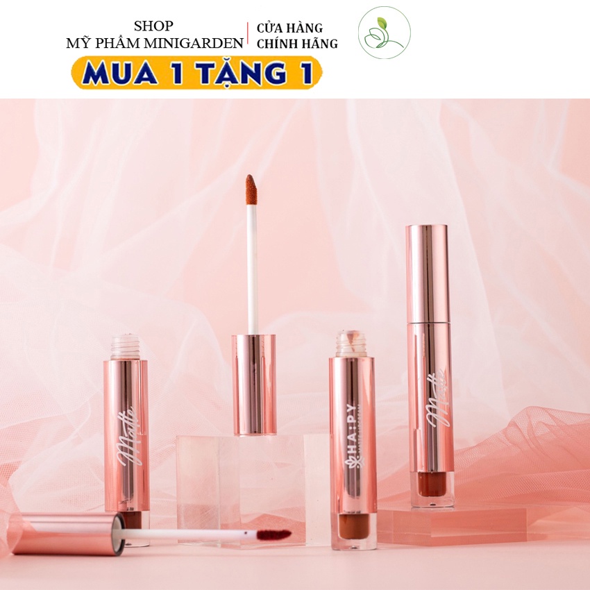 Son Kem Lì Hapy Siêu Lì Kháng Kháng Nước Không Trôi - Son Happy Matte Lipcream - sonmatte