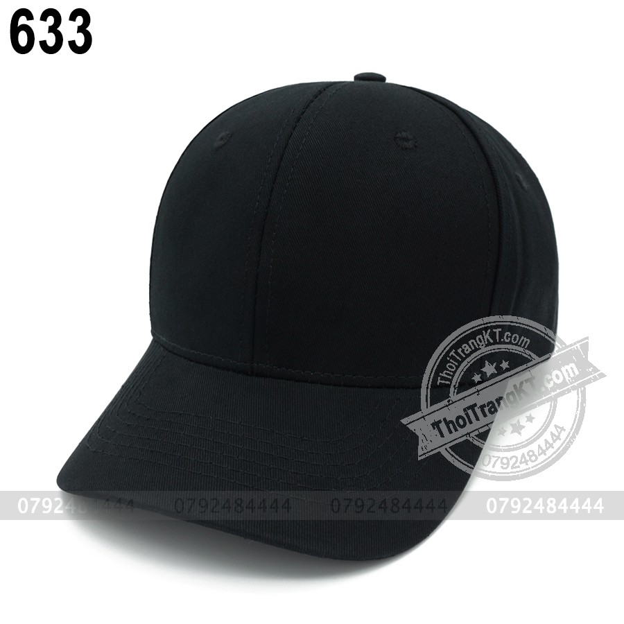 Nón Trơn Móc Đồng ( Đen)