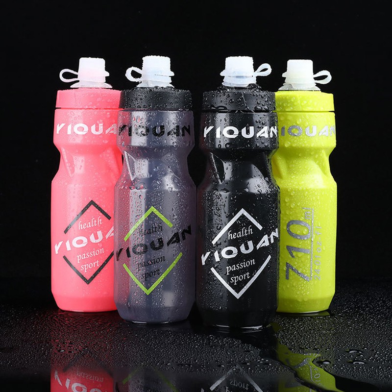 Riding water bottle Food grade PP plastic Sports water bottle with dust cap bicycle accessories