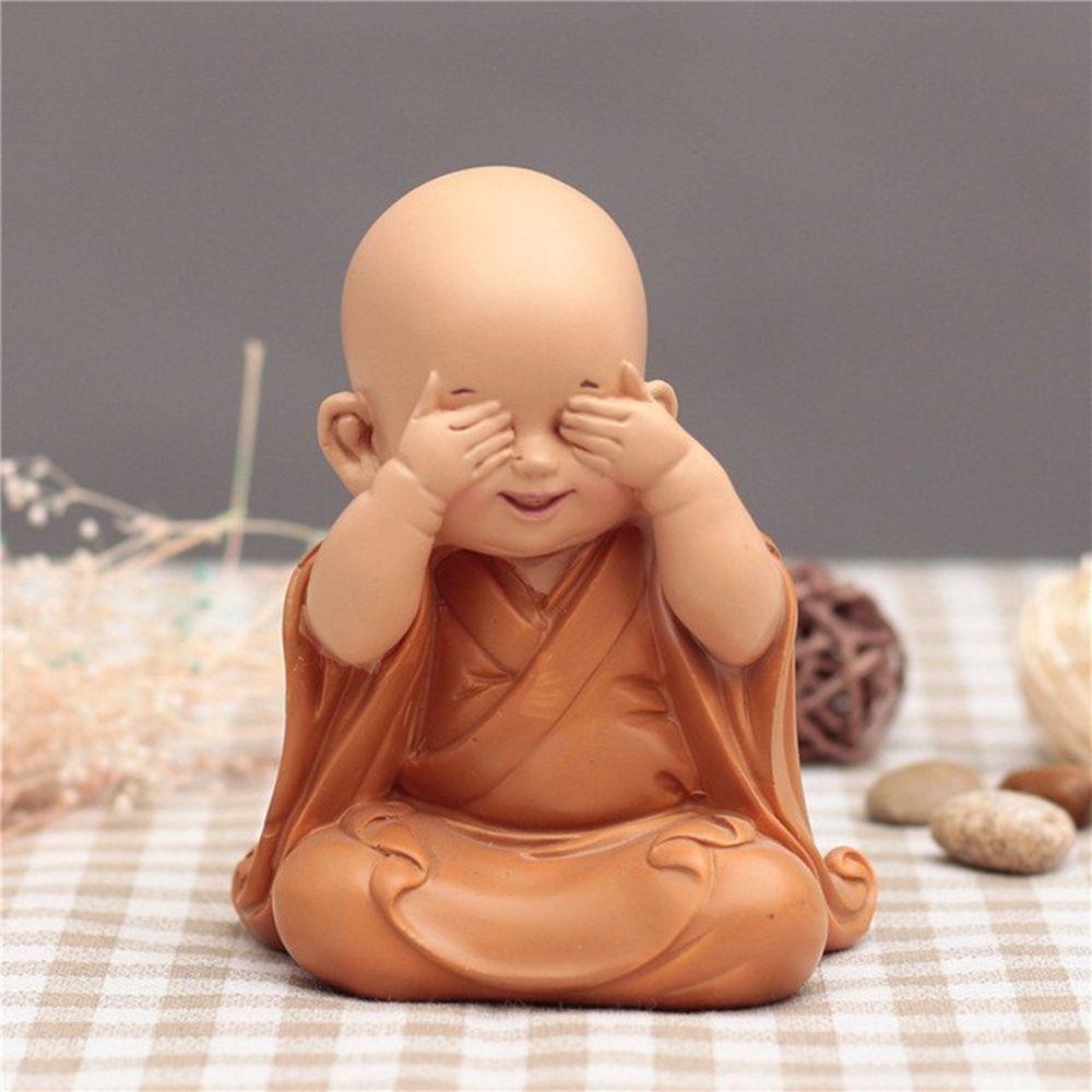 Tượng Chú Tiểu Nhỏ Nhắn Dễ Thương Sáng Tạo