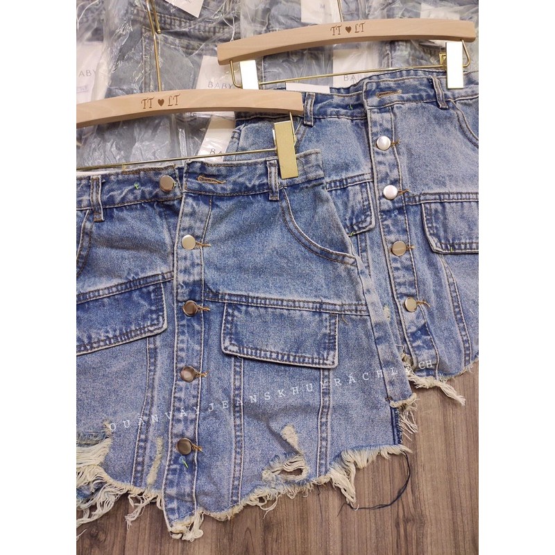 🧚‍♀️QUẦN GIẢ CHÂN VÁY JEANS