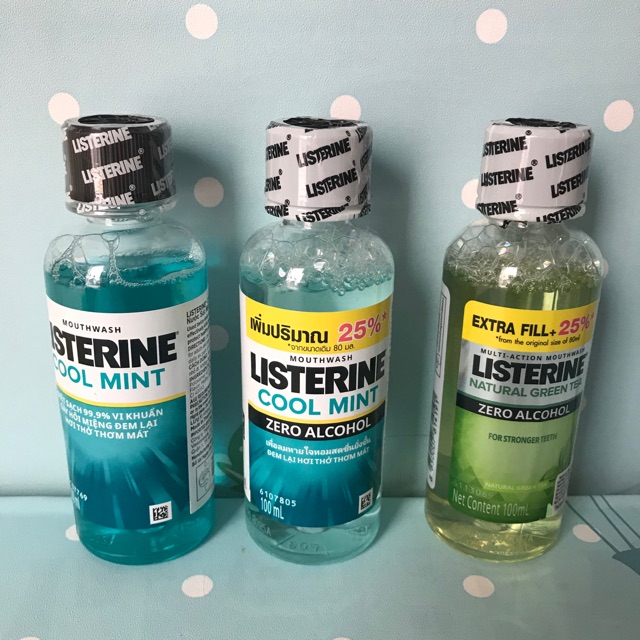 Nước Súc Miệng Listerine Chai Nhỏ 100ml Tiện Lợi