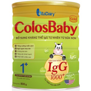 Sữa non COLOSBAYBY GOLG 1+ 800G -S tặng kèm khăn thức ăn cho bé (số lượng có hạn)