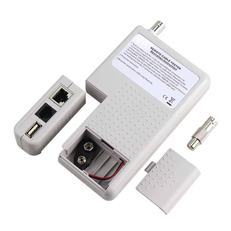 Thiết Bị Kiểm Tra Cáp Mạng Từ Xa RJ11 RJ45 USB BNC LAN Cho UTP STP LAN