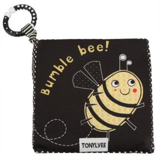 Sách Vải Bumble Bee Kích Thích Thị Giác Đen Trắng Tiếng Anh Cho Bé SV39