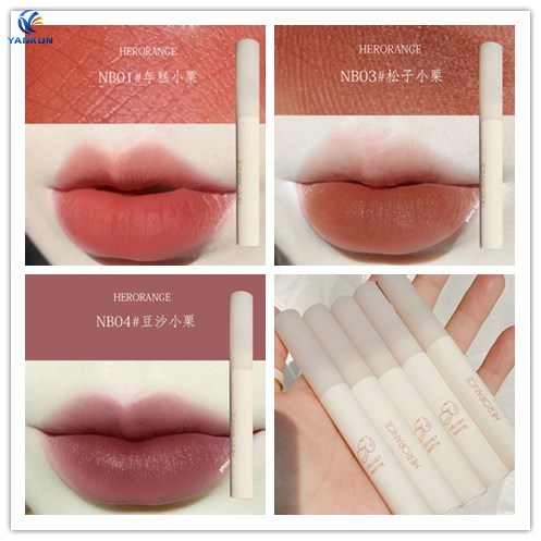 (Hàng Mới Về) Son Lì Chống Nước Lâu Phai Thiết Kế Vỏ Son Nhỏ Gọn Tiện Dụng | BigBuy360 - bigbuy360.vn