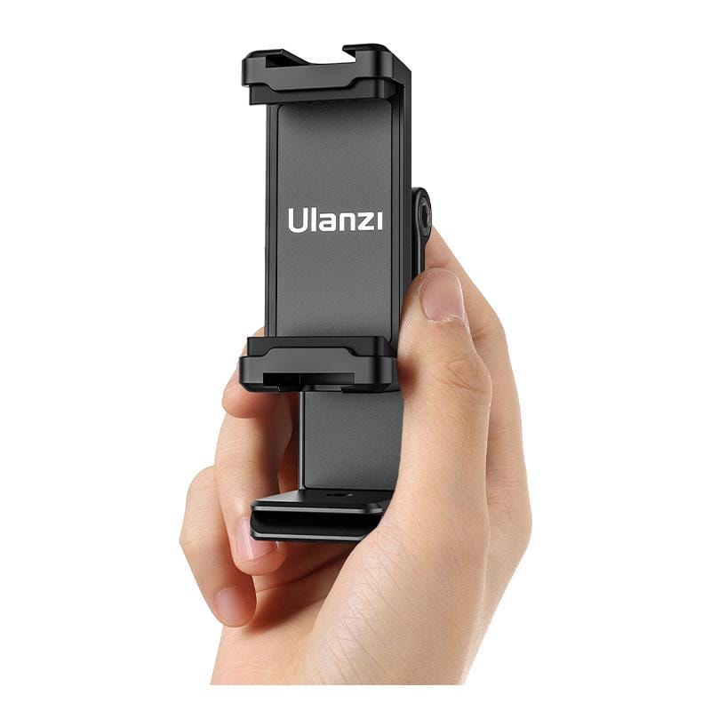 ULANZI ST-22 - Ngàm kẹp điện thoại tích hợp 2 Cold shoe và xoay 360° - HÀNG CHÍNH HÃNG
