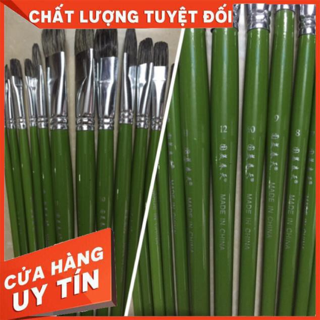 BỘ CỌ LÔNG CHỒN 12 CÂY