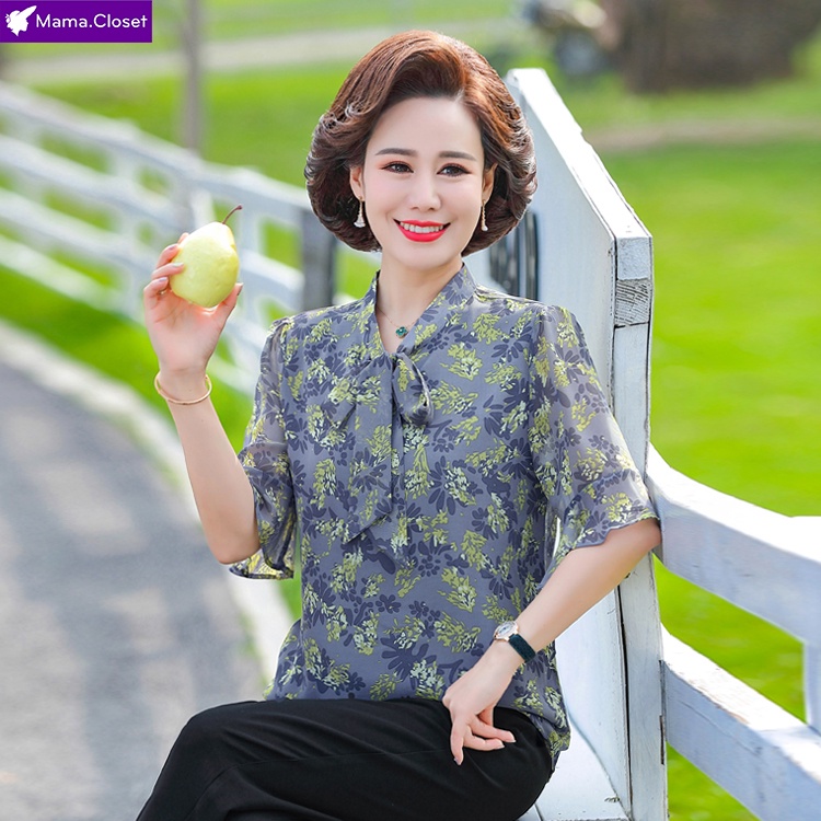 #D108 SALE SIÊU RẺ, HOT 2021 ÁO VOAN CỔ NƠ , ÁO CHO MẸ, ÁO NỮ TRUNG NIÊN MÙA HÈ, VẢI THOÁNG MÁT, SANG TRỌNG QUÝ PHÁI
