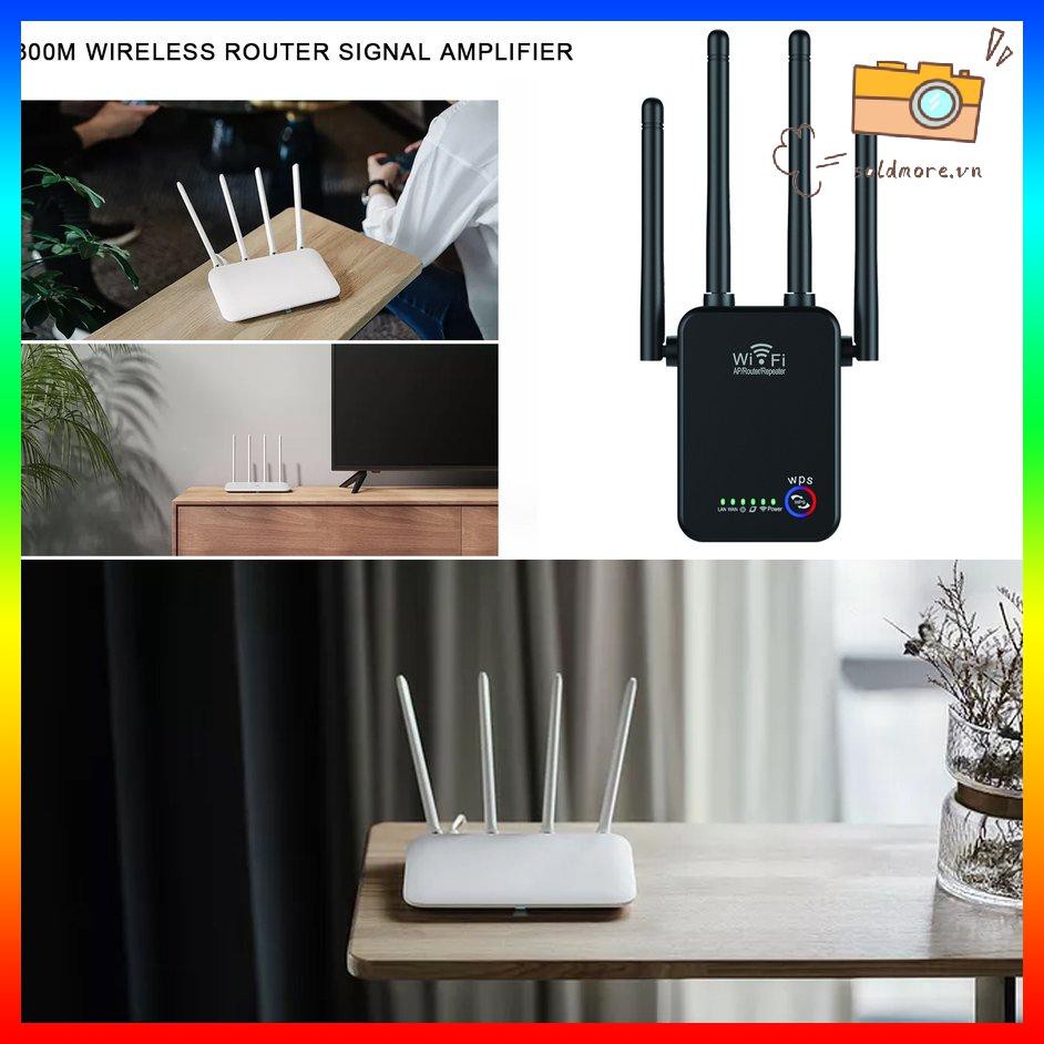 Bộ Phát Sóng Wifi 1200mbps Băng Tần Kép 2.4 / 5g 4 Ăng Ten