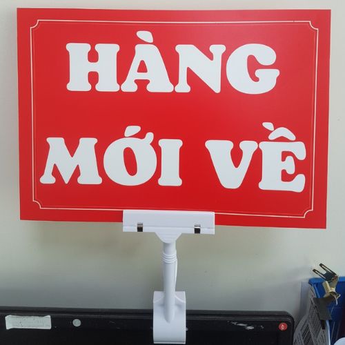 Biển fomex xả hàng, hàng mới về kích thước A4, A5