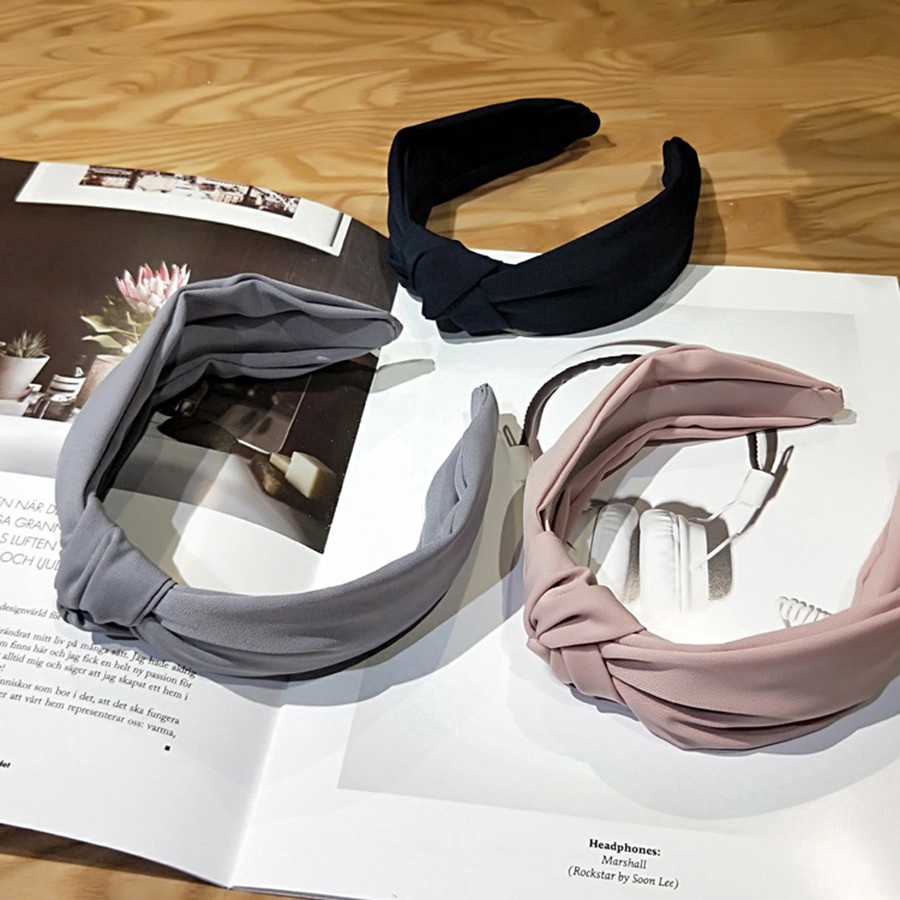 Băng đô xoắn nơ phong cách Hàn Quốc xinh xắn thời trang cho nữ