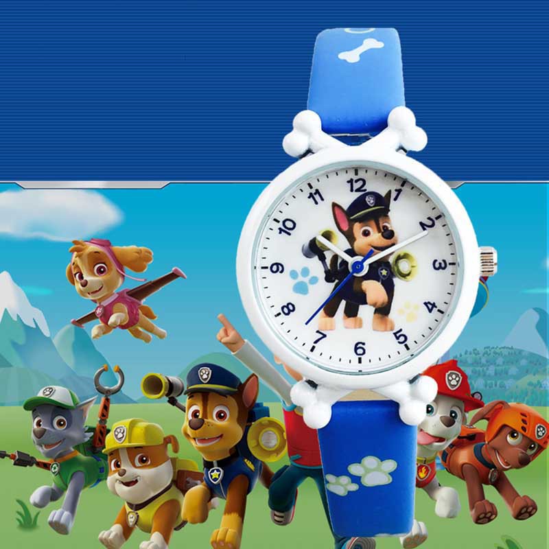 Đồng hồ đeo tay chống thấm nước họa tiết hoạt hình Paw Patrol dành cho trẻ em