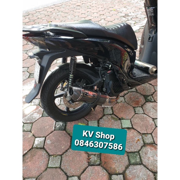 Pô Yoshimura r77 cacbon - bạc hàng cao cấp âm thanh trầm ấm full phụ kiện, kèm tiêu ngoài CNC