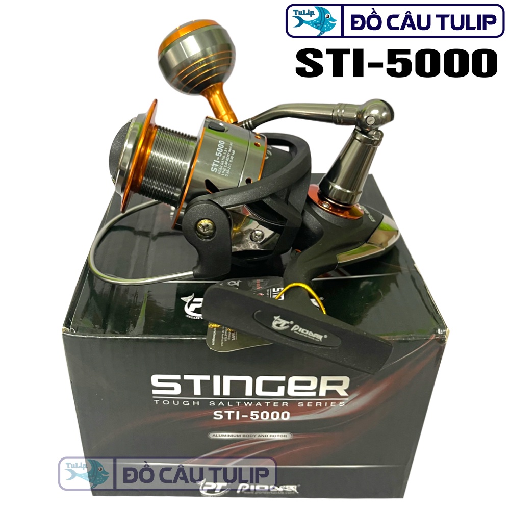 Máy Câu Cá KIM LOẠI PIONEER STRINGER STI Đủ Mã Khách Chọn STI 4000/ STI 5000 / STI 6000 - Máy Câu Cá Rẻ, ĐỒ CÂU TULIP