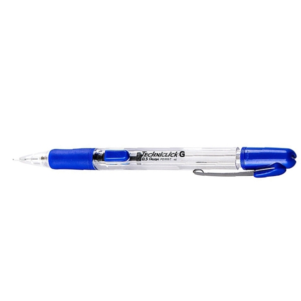 Bút Chì Kim Bấm Giữa Grip 0.5mm PD305T - Màu Xanh - Pentel