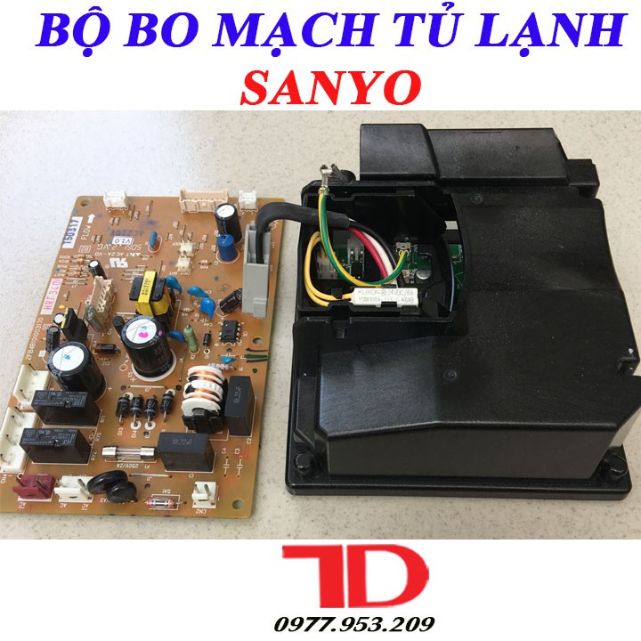 Bộ bo mạch tủ lạnh SANYO gồm 2 bản mạch rời