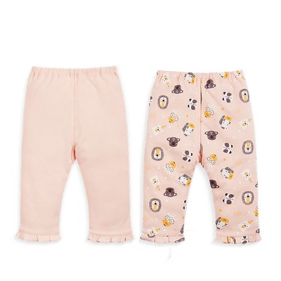LULLABY - NH21-19 - Set 2 quần bé gái bèo gấu