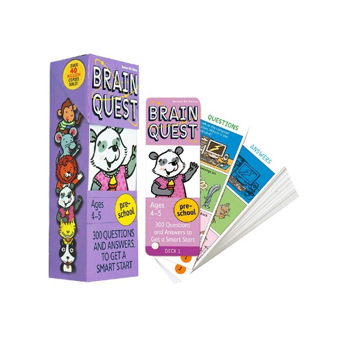 BỘ THẺ HỎI ĐÁP- BRAIN QUEST 4->5 TUỔI